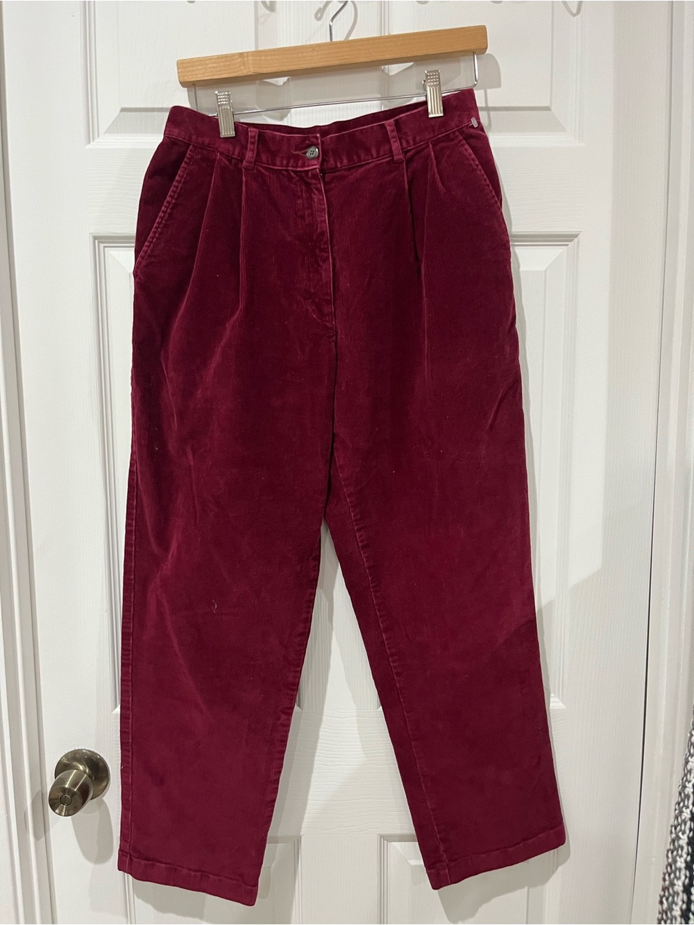 L.L. Bean Women’s Sz10P Pants, Cranberry